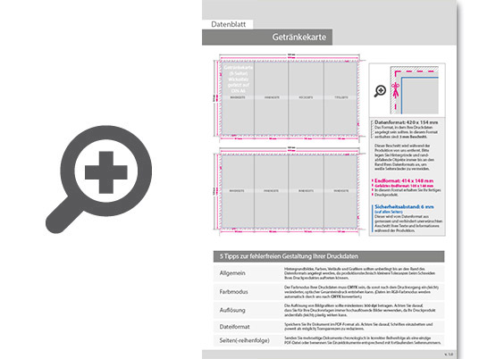 Product Bild getr__nkekarte__gefalzt_auf_din_a6__8-seiter_(wickelfalz)