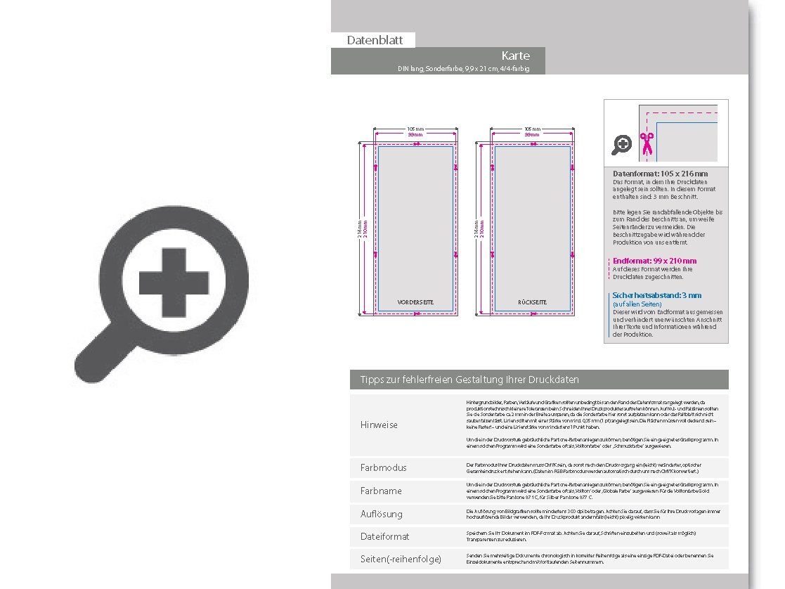 Product Bild weihnachtskarte_din_lang_4_4_farbig_+_1_pantone-sonderfarbe
